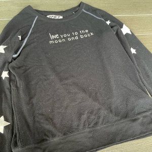 Love You To Moon and Back- Black T-shirt